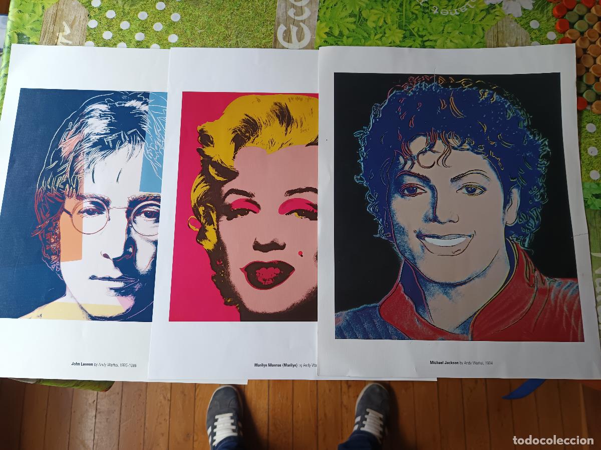 Arte: LOS RETRATOS E ICONOS DE ANDY WARHOL, EL MUNDO, JOHN LENNON, MARILYN MONROE Y MICHAEL JACKSON,