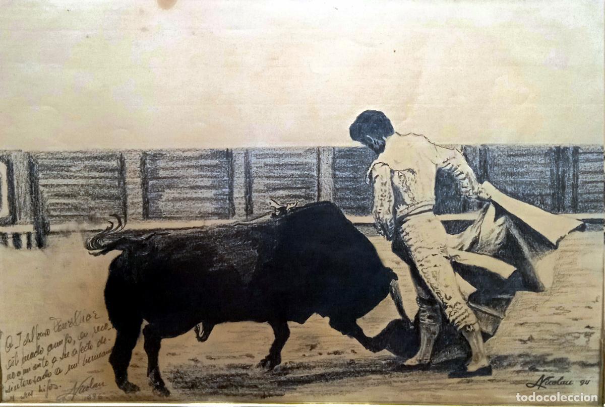 Arte: Andr&eacute;s Nicolau (Valencia, 1959): Escena taurina
