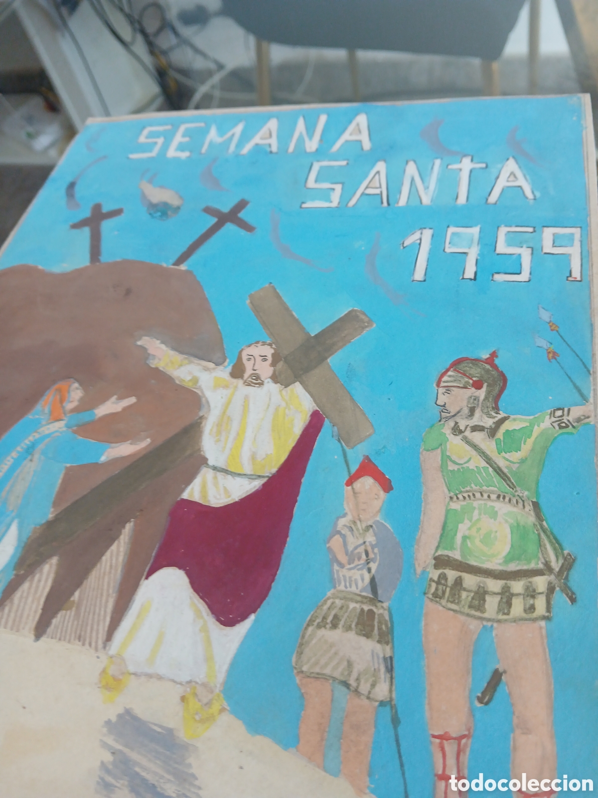 Arte: Dibujo original 1950 - Foto 2