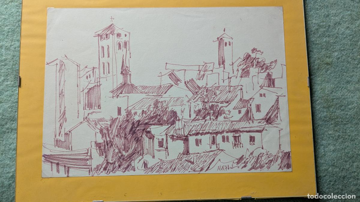 Arte: Narvaez Pati&ntilde;o:dibujo Segovia 1973