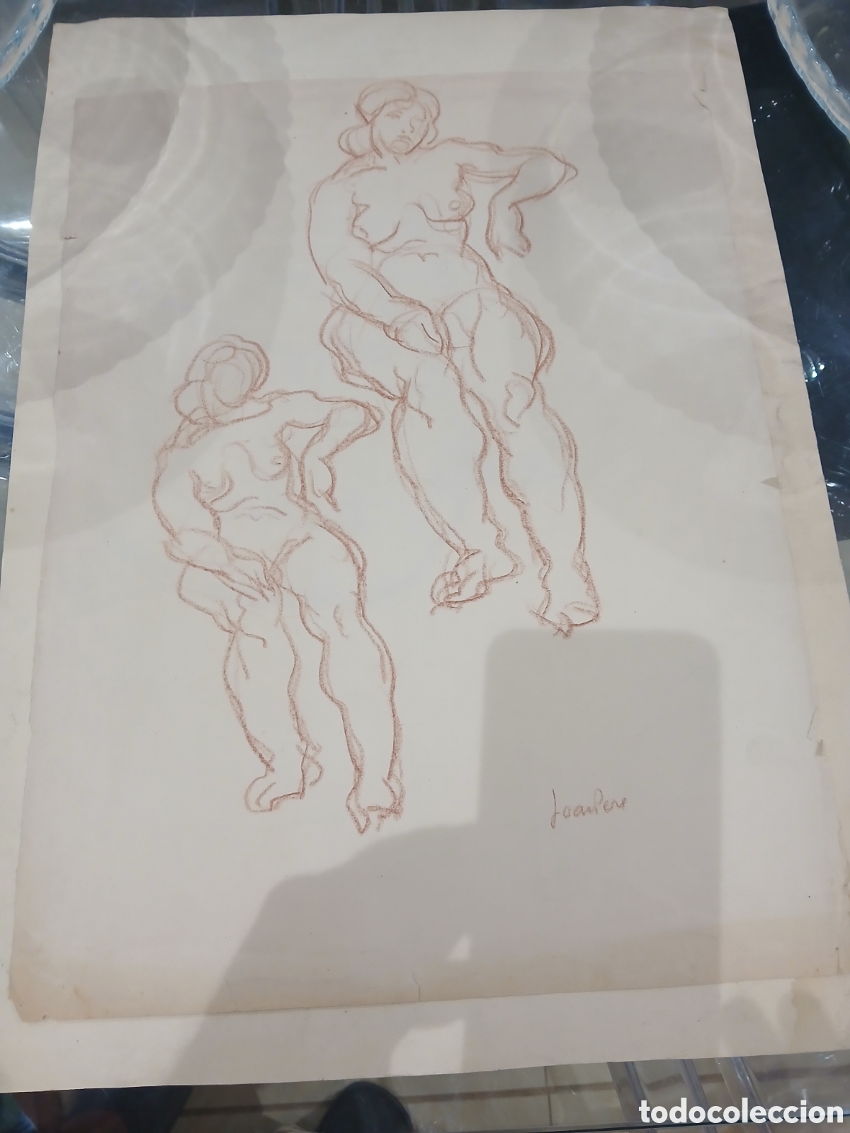Arte: Dibujo firmado sin identificar