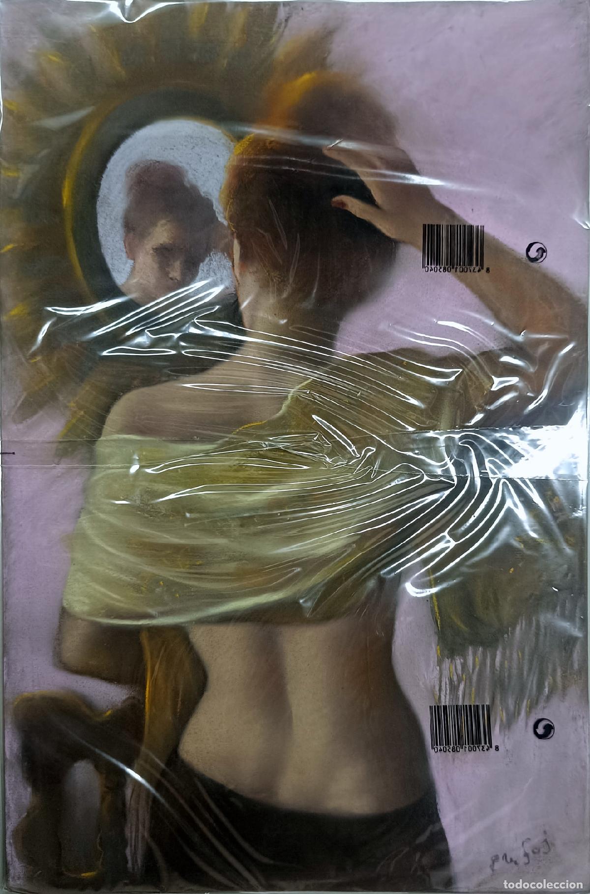 Arte: Pastel de Enric Montserrat Foj. Mujer ante espejo. 33 x 50 cm