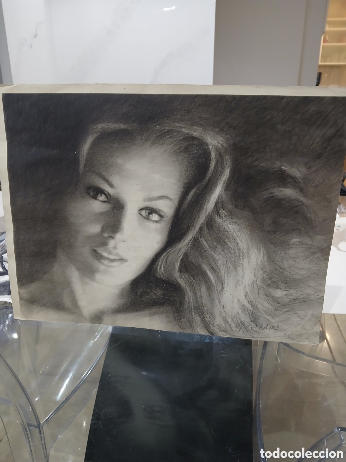 Arte: Dibujo original firmado sin identificar
