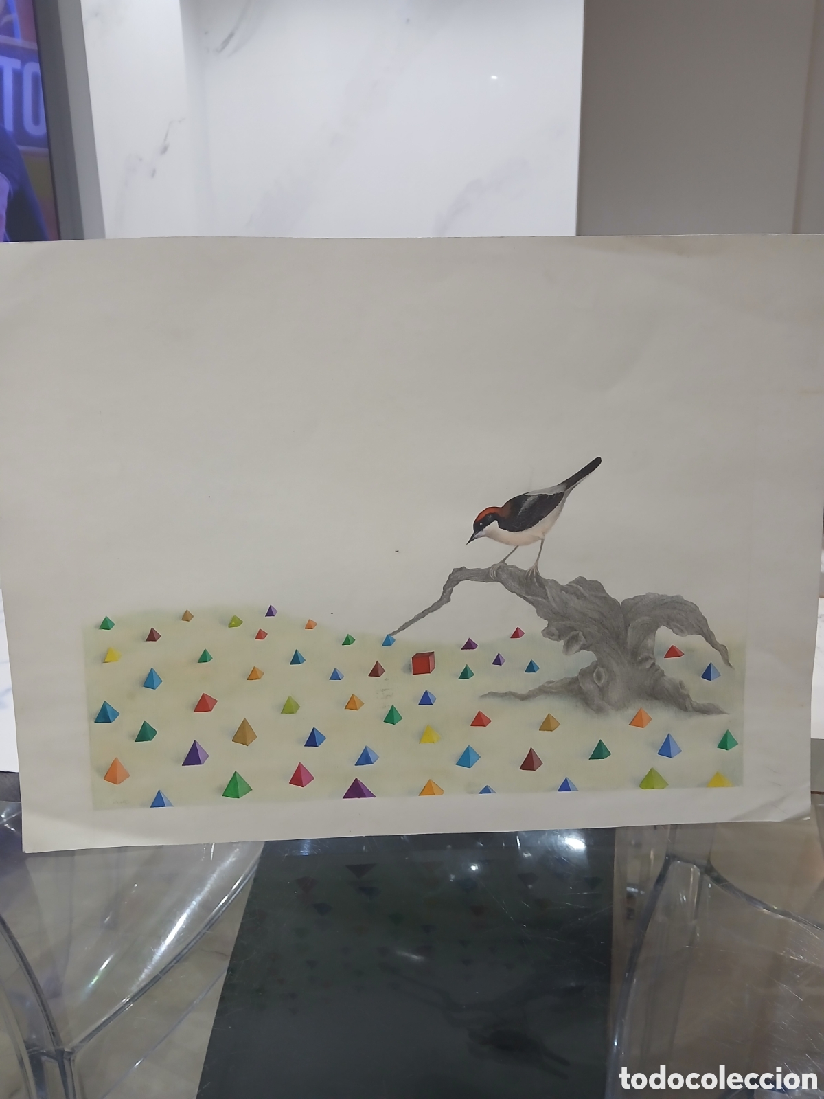 Arte: Dibujo original firmado sin identificar
