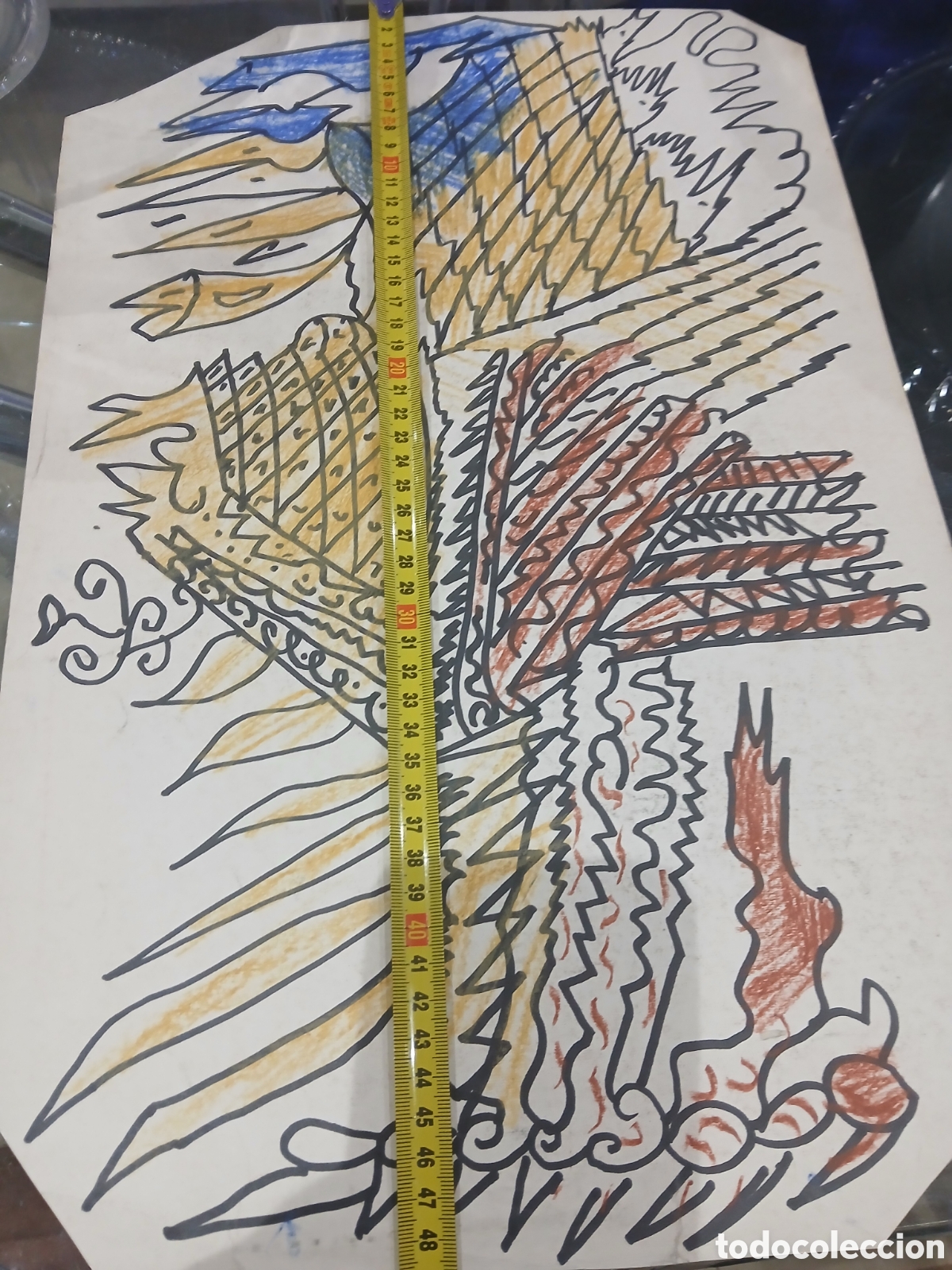 Arte: Dibujo original sin identificar - Foto 2