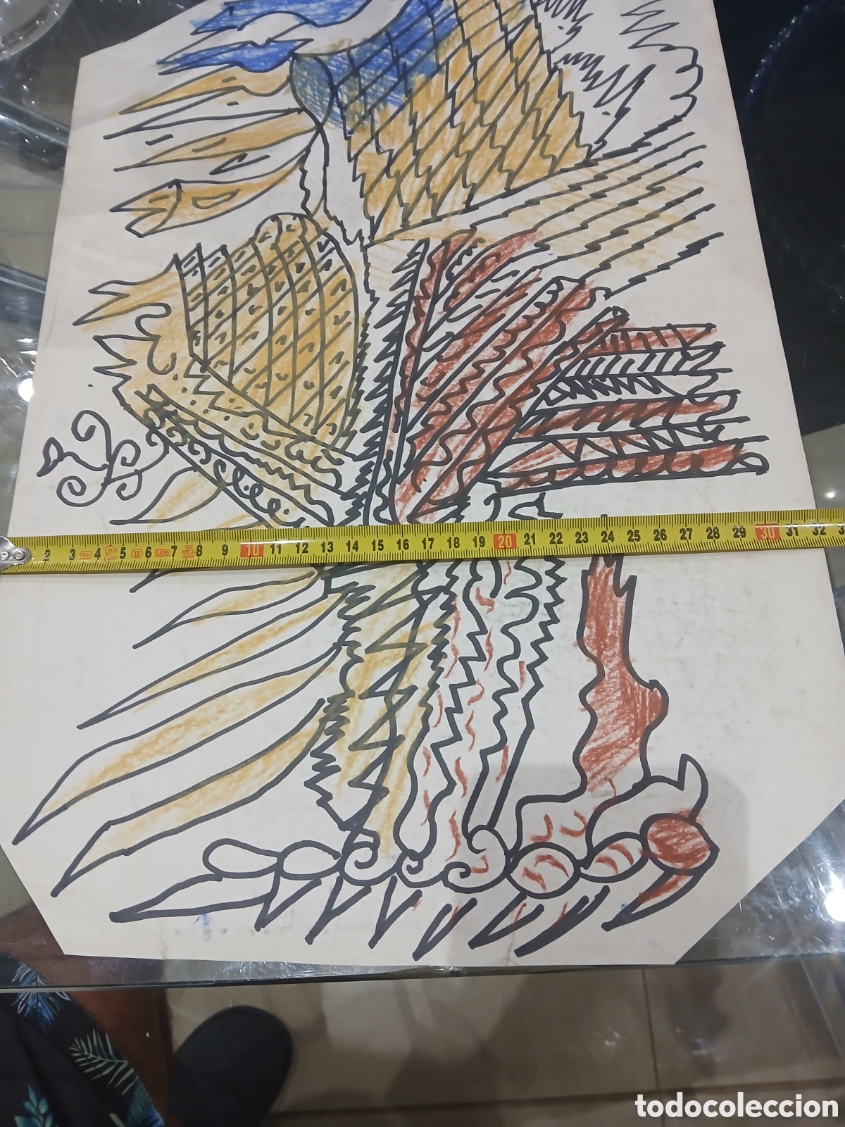 Arte: Dibujo original sin identificar - Foto 3
