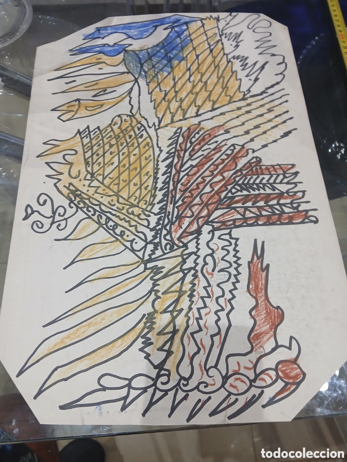 Arte: Dibujo original sin identificar