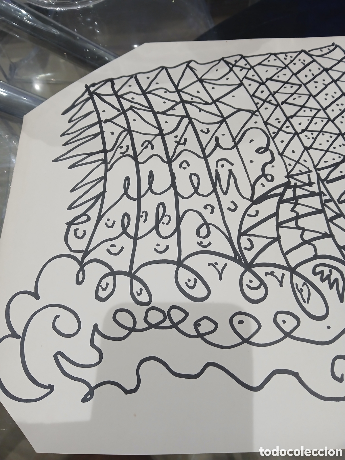 Arte: Dibujo original sin identificar - Foto 2
