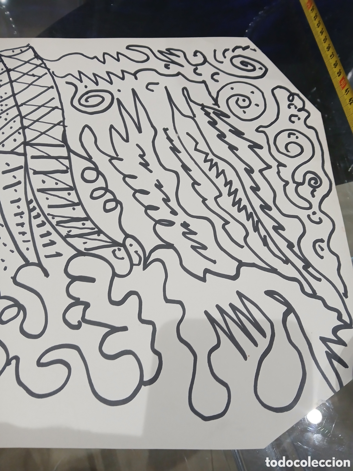 Arte: Dibujo original sin identificar - Foto 3