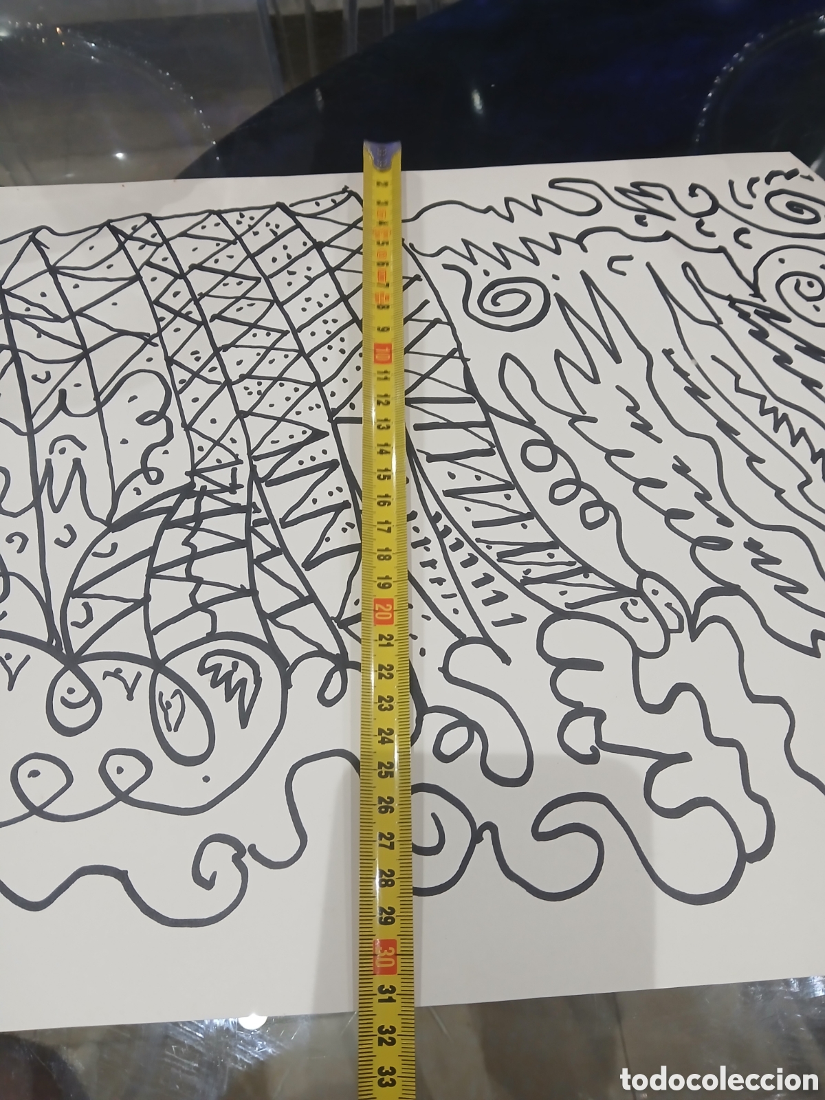 Arte: Dibujo original sin identificar - Foto 4