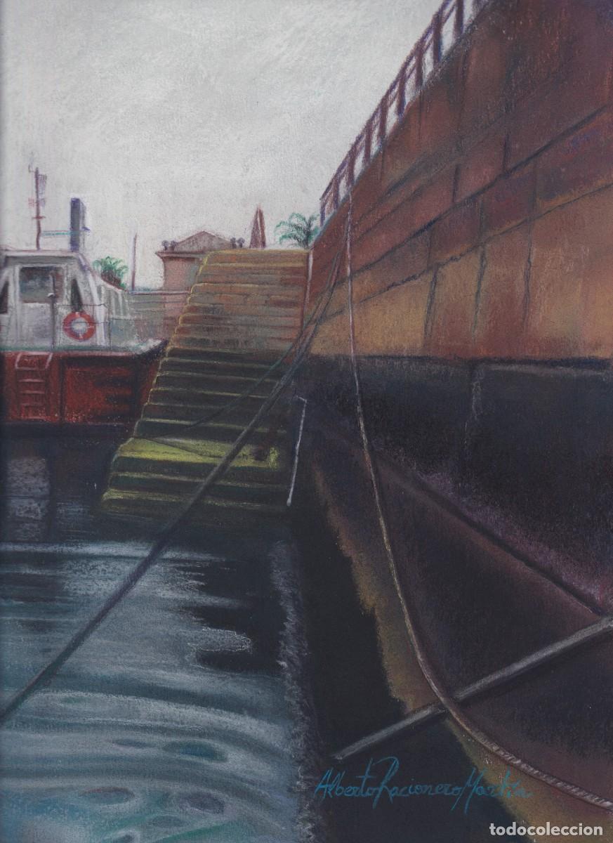 Arte: Pastel original de tema marinero - Foto 2