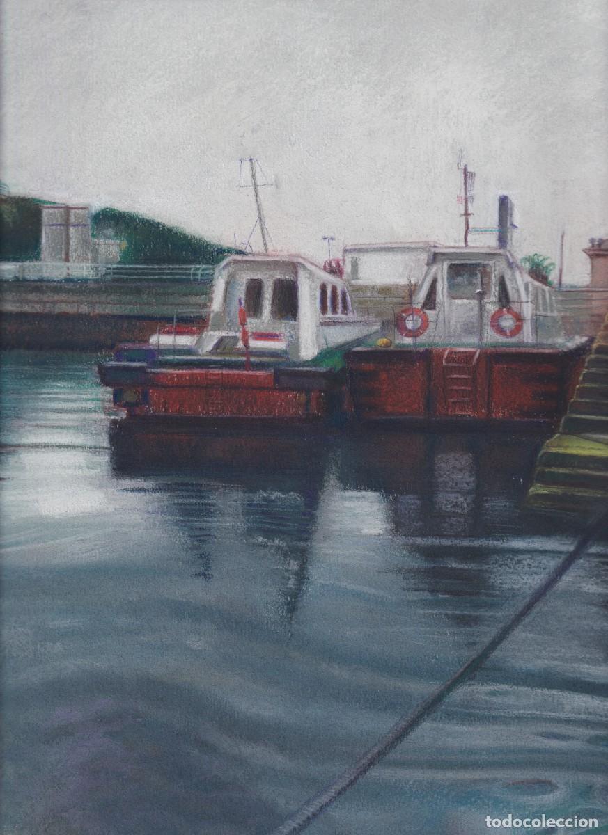 Arte: Pastel original de tema marinero - Foto 3
