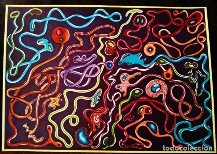 Arte: DIBUJO (ABSTRACCI&Oacute;N). * COMPOSICI&Oacute;N 4 *. (TM). De D. NAVASCU&Eacute;S. (Con VALORACI&Oacute;N CR&Iacute;TICA)