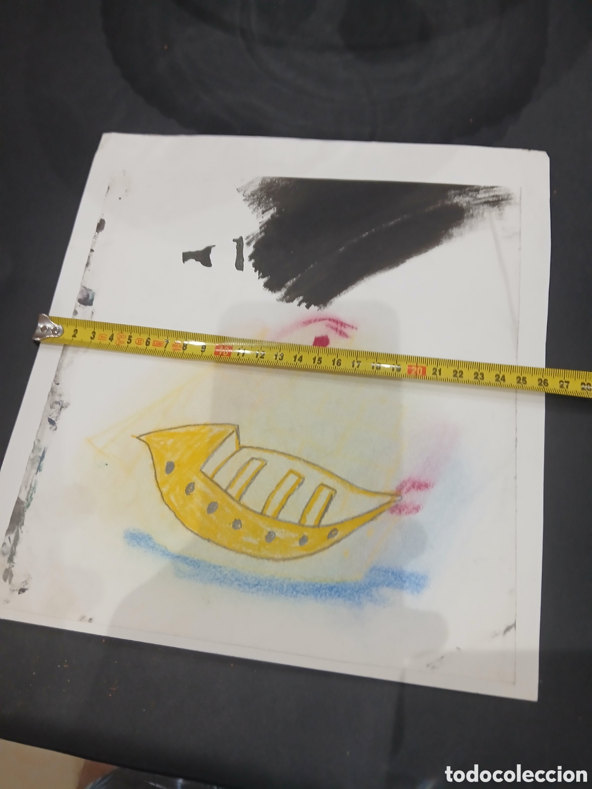 Arte: Dibujo original sin identificar - Foto 4