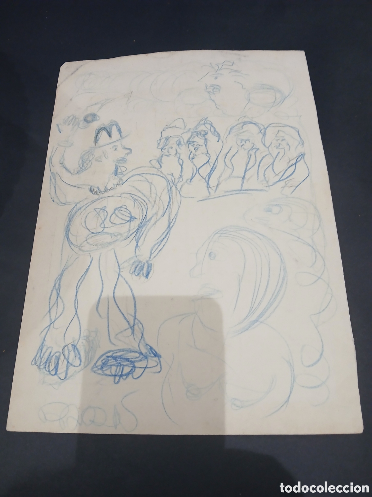 Arte: Dibujo firmado sin identificar