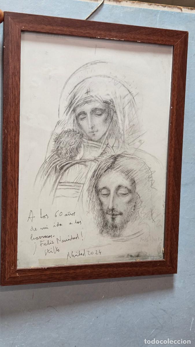 Arte: dibujo religioso en marcado