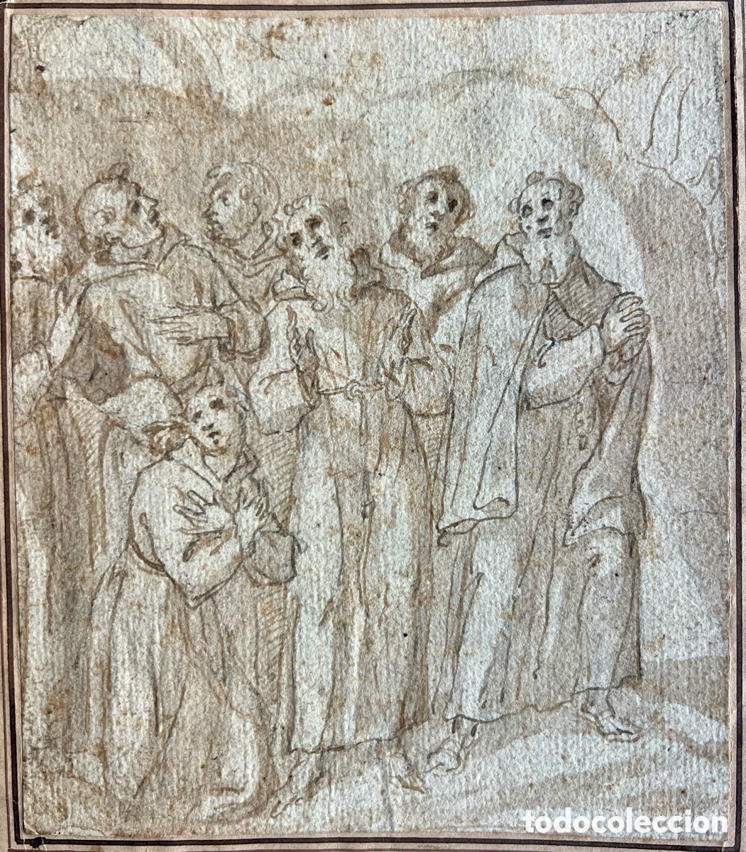 Arte: Franciscanos. Dibujo del S.XVII