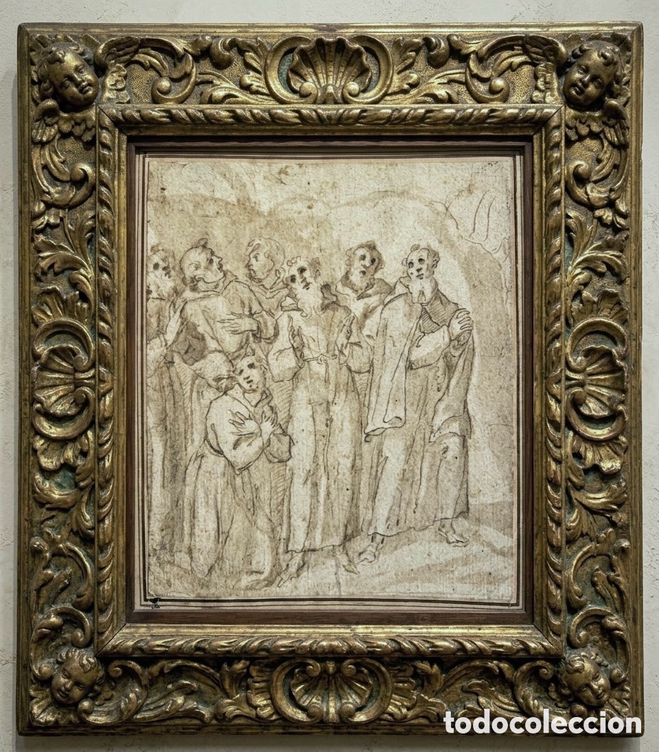 Arte: Franciscanos. Dibujo del S.XVII