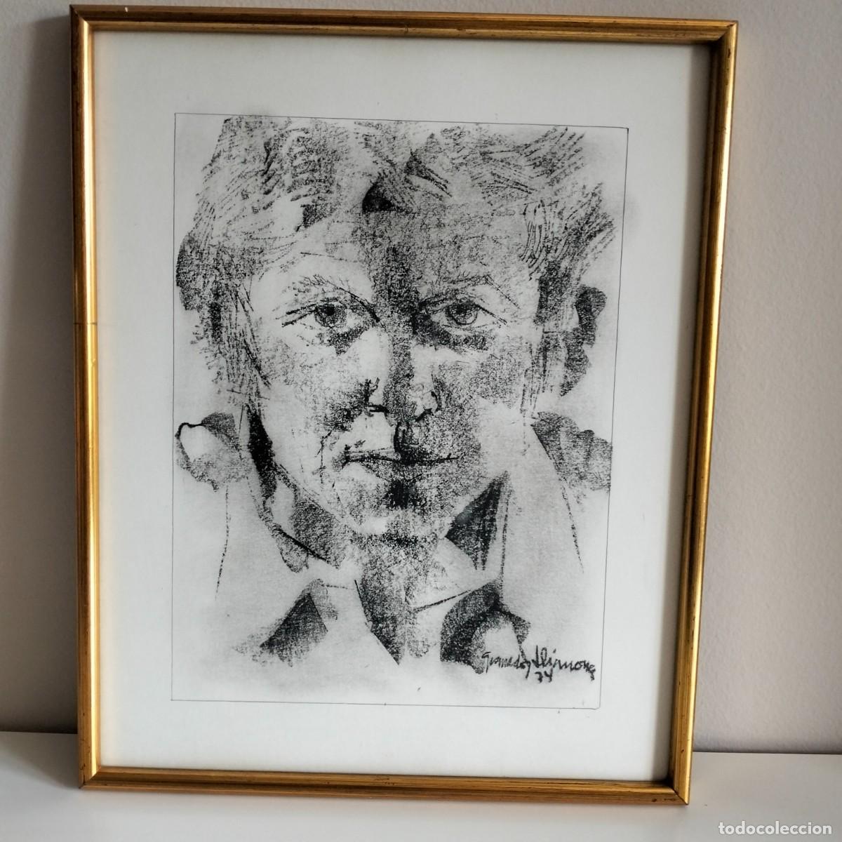 Kunst: JOAN GRANADOS LLIMONA. DIBUJO DE J. F. KENEDY???. 1974