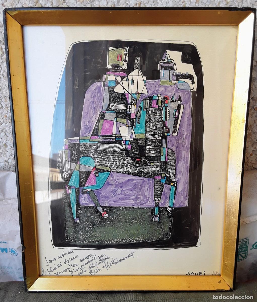 Arte: Pintura Original de SAOZI (Odette H&eacute;l&egrave;ne Sable-Zilbermann)