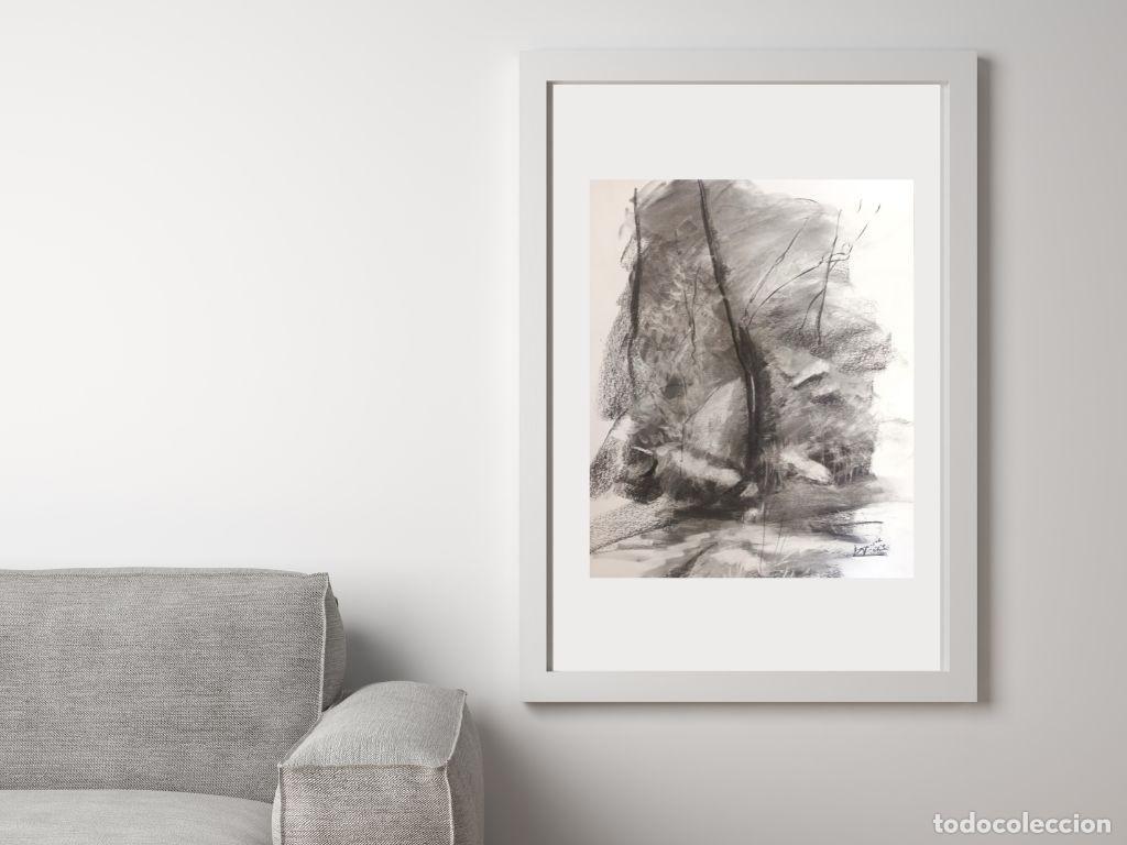 Arte: Dibujo original al carb&oacute;n - Foto 1