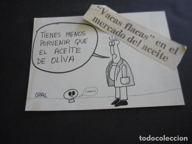Kunst: TIRA COMICA DEL ILUSTRADOR OPAL DIBUJO ORIGINAL 16 X 22 CM