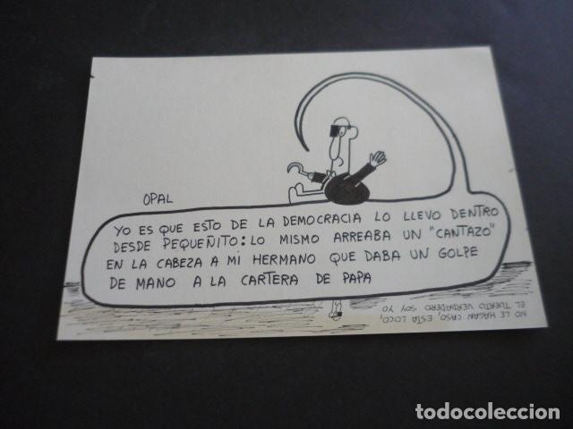 Kunst: TIRA COMICA DEL ILUSTRADOR OPAL DIBUJO ORIGINAL 17 X 24 CM