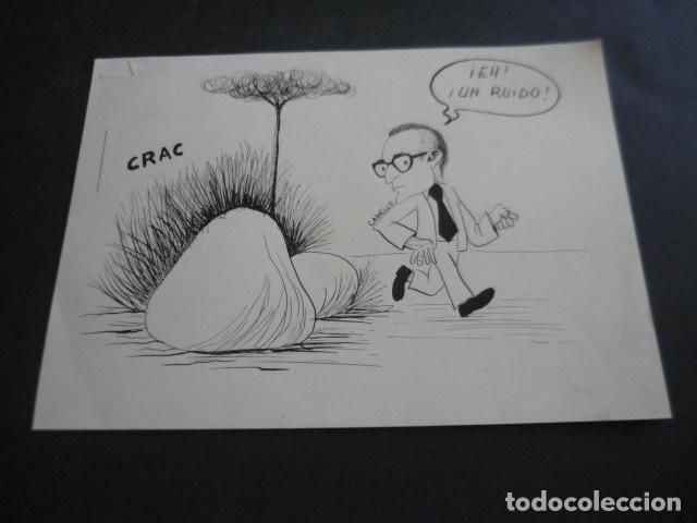 Arte: TIRA COMICA DEL ILUSTRADOR NAVAS DIBUJO ORIGINAL 17 X 24 CM