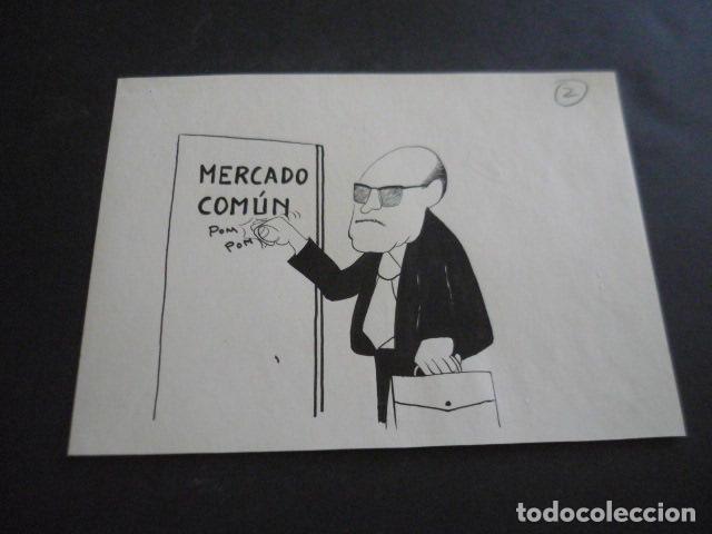Art: TIRA COMICA DEL ILUSTRADOR NAVAS DIBUJO ORIGINAL 17 X 24 CM