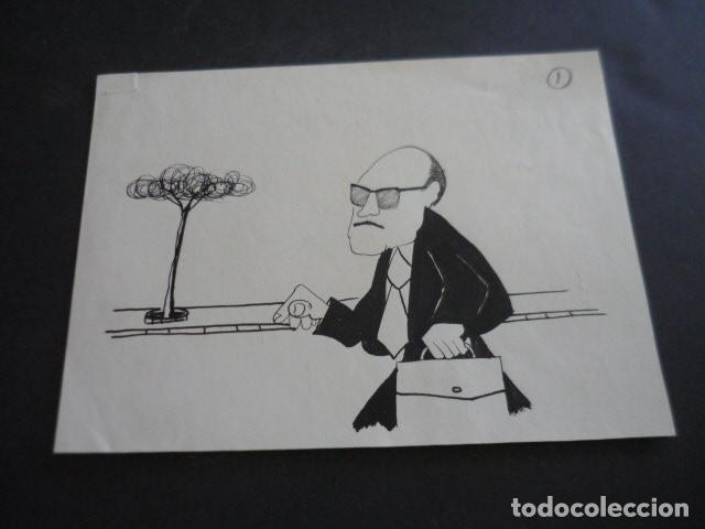 Kunst: TIRA COMICA DEL ILUSTRADOR NAVAS DIBUJO ORIGINAL 17 X 24 CM
