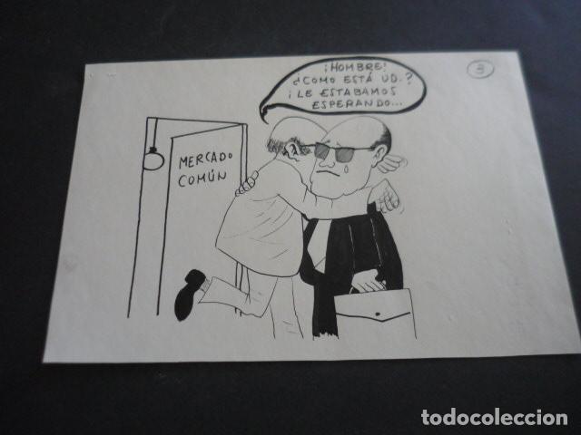 Kunst: TIRA COMICA DEL ILUSTRADOR NAVAS DIBUJO ORIGINAL 17 X 24 CM