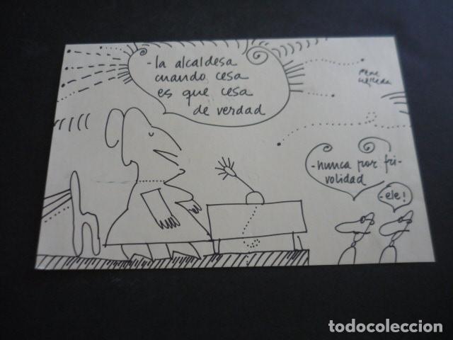 Kunst: TIRA COMICA DEL ILUSTRADOR PEPE MOLLEDA DIBUJO ORIGINAL 17 X 23 CM