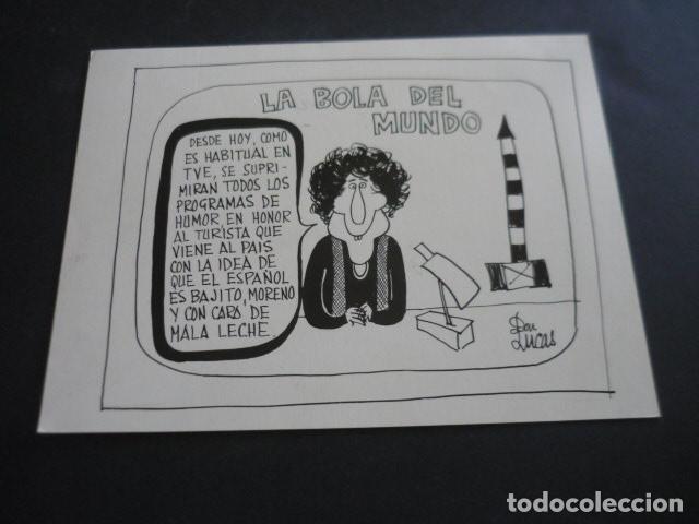 Art: TIRA COMICA DEL ILUSTRADOR DON LUCAS DIBUJO ORIGINAL 18 X 24 CM