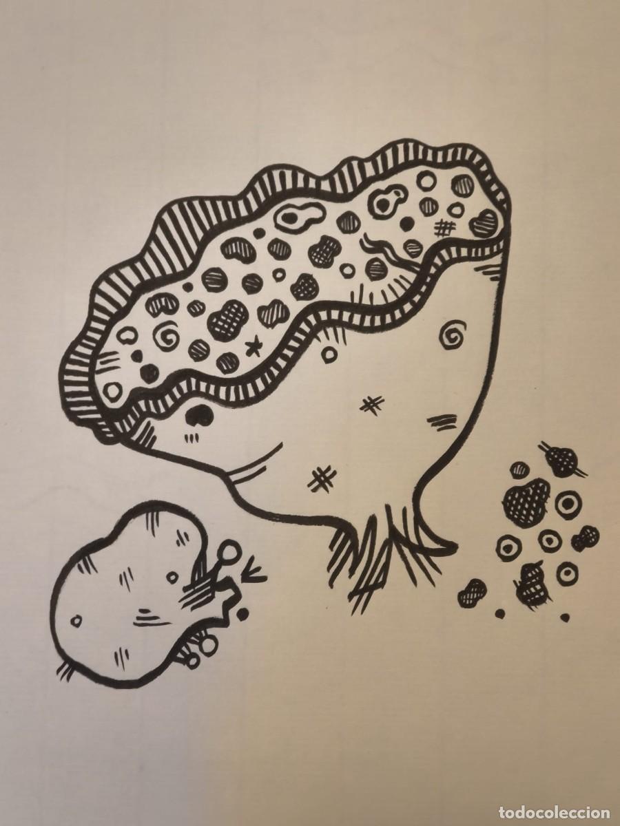 Arte: Original. Tinta sobre papel verjurado. 21x29cm. Sin t&iacute;tulo. Firmado SBLS