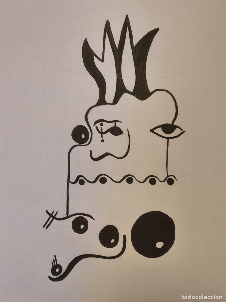 Arte: Original. Tinta sobre papel verjurado. 21x29cm. Sin t&iacute;tulo. Firmado SBLS