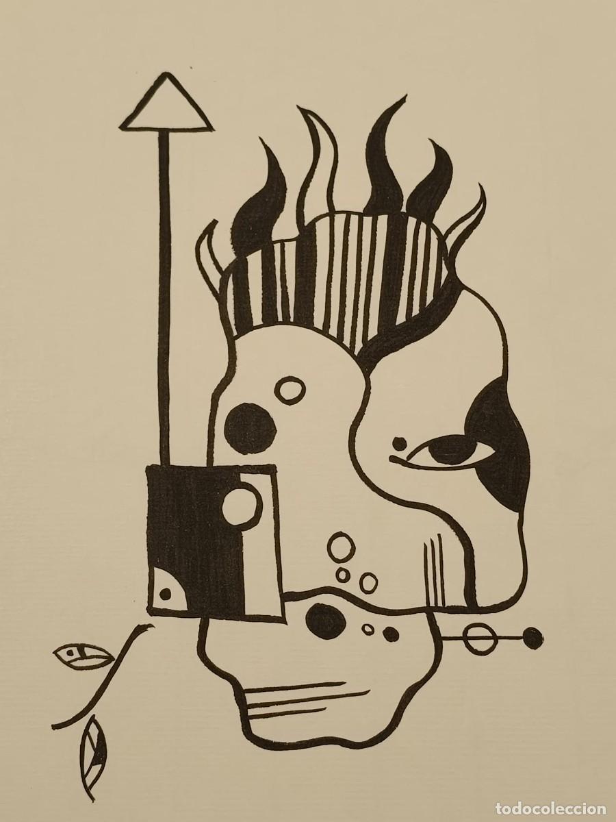 Art: Dibujo original, serie bestiarios. Tinta sobre papel verjurado. 21x29cm. Sin t&iacute;tulo. Firmado SBLS
