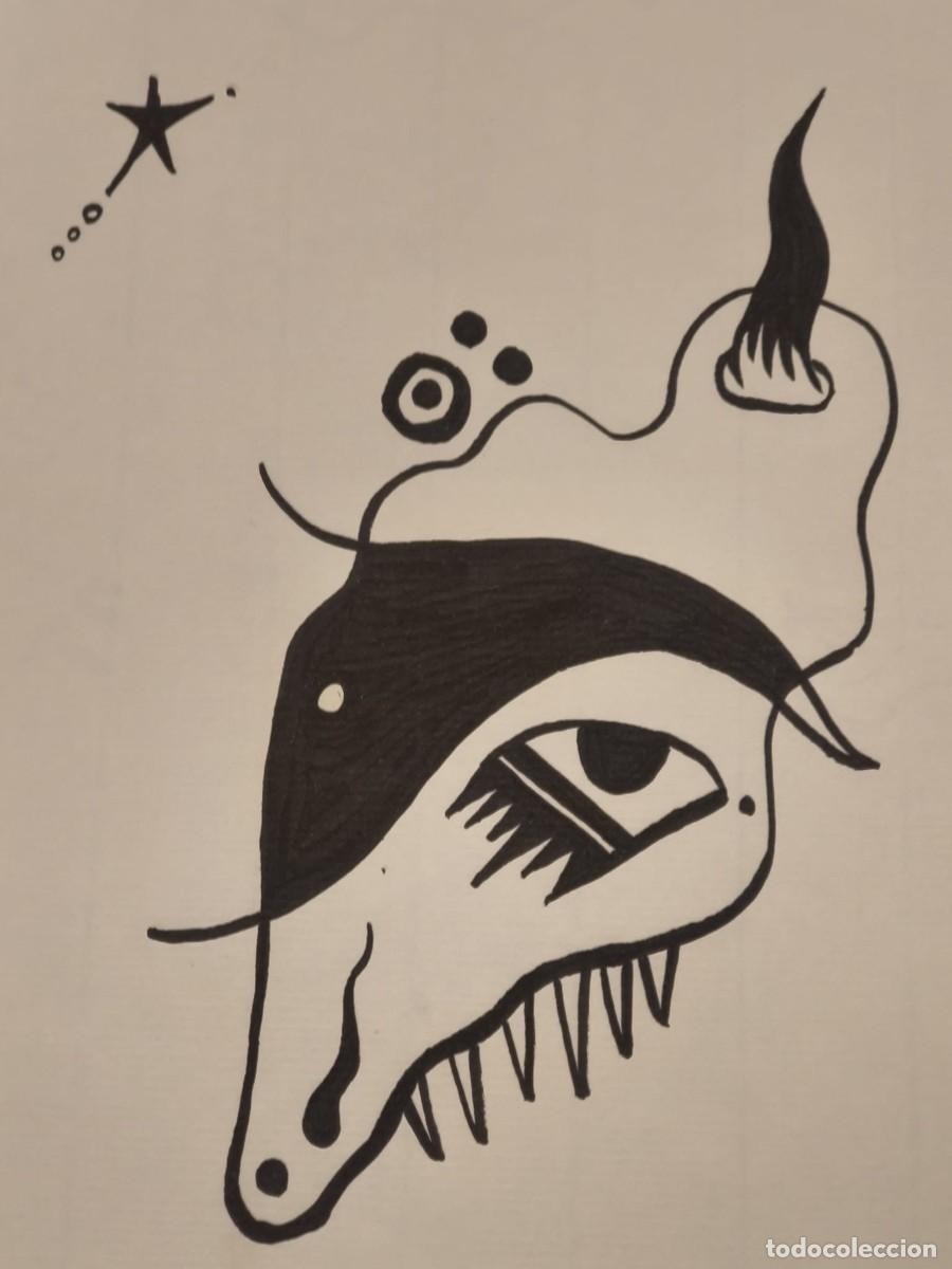 Art: Dibujo original, serie bestiarios. Tinta sobre papel verjurado. 21x29cm. Sin t&iacute;tulo. Firmado SBLS