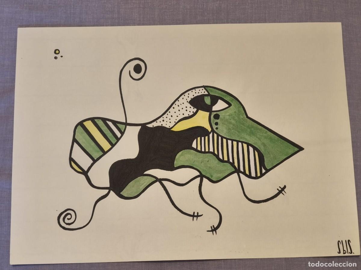 Arte: Dibujo original, serie bestiario. Tinta sobre papel verjurado. 21x29cm. Sin t&iacute;tulo. Firmado SBLS