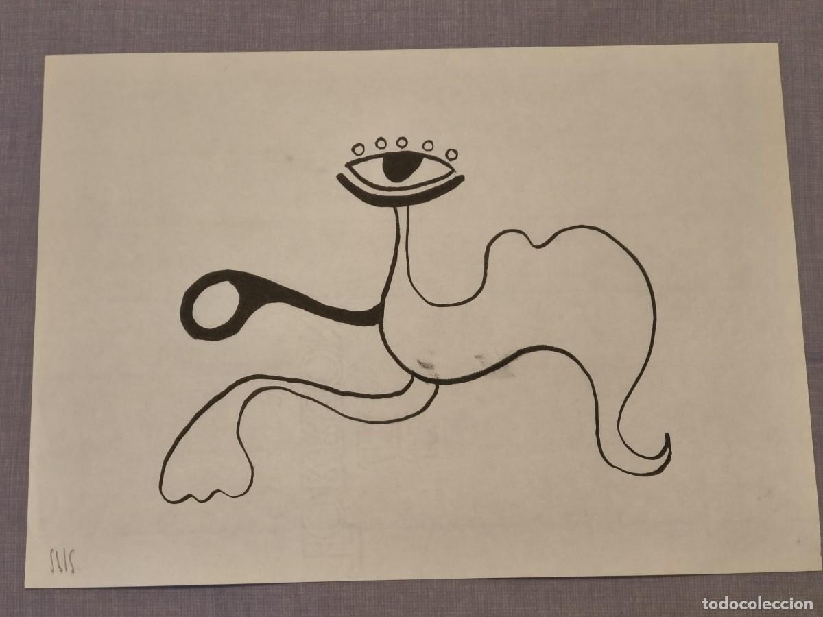 Arte: Dibujo original, serie bestiario. Tinta sobre papel verjurado. 21x29cm. Sin t&iacute;tulo. Firmado SBLS