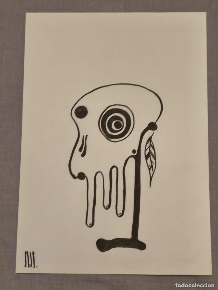 Arte: Dibujo original, serie bestiario. Tinta sobre papel verjurado. 21x29cm. Sin t&iacute;tulo. Firmado SBLS