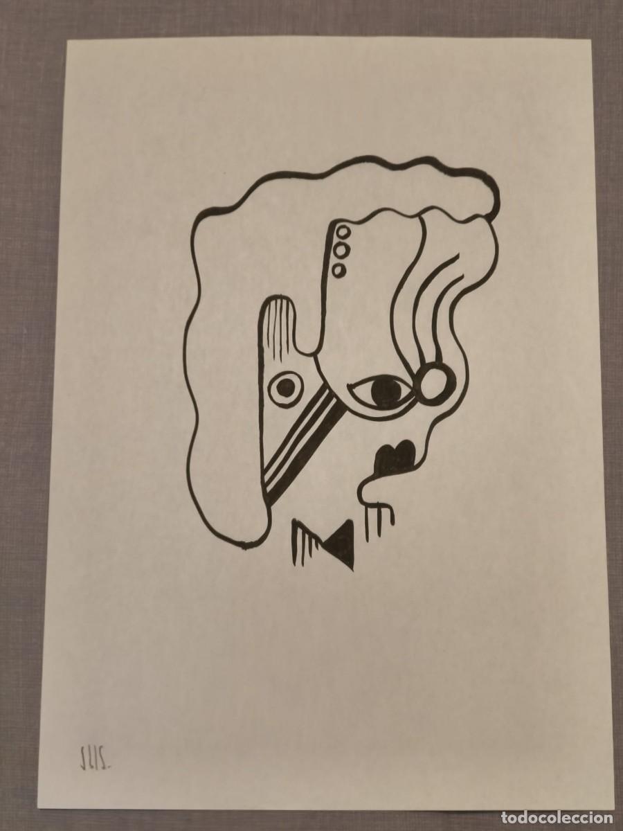 Arte: Dibujo original, serie bestiario. Tinta sobre papel verjurado. 21x29cm. Sin t&iacute;tulo. Firmado SBLS