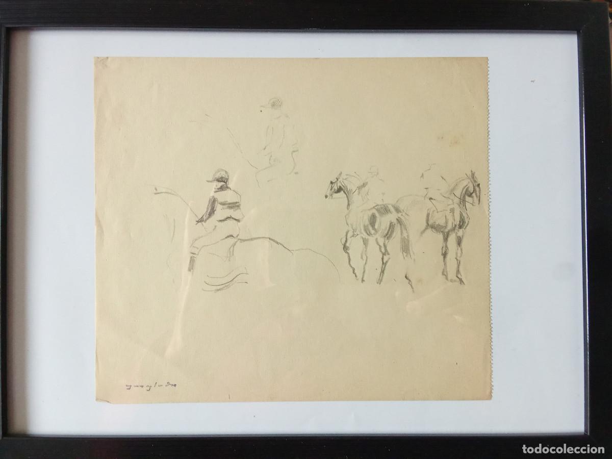 Art: PERE YNGLADA SALLENT - ESCENAS ECUESTRES -
