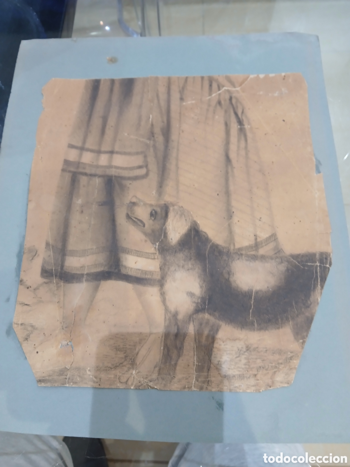 Arte: Dibujo antiguo sin identificar estado se ve en fotos