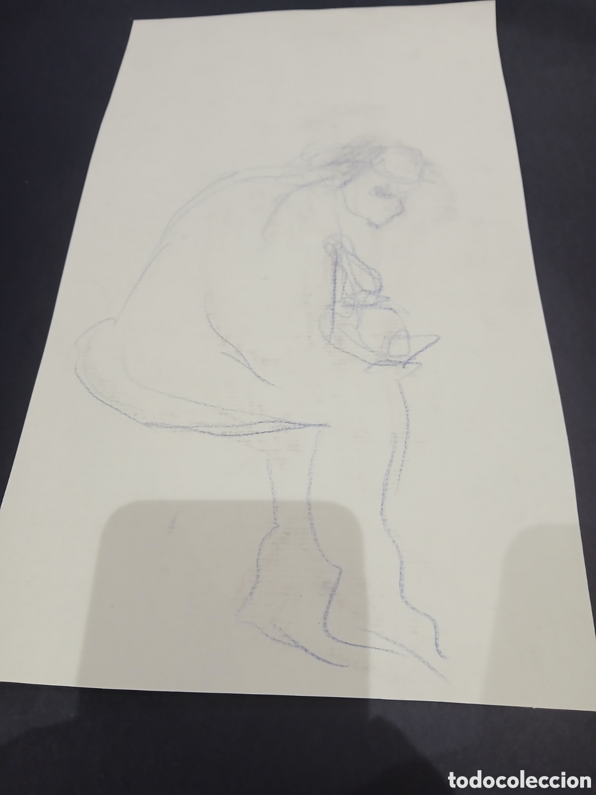 Arte: Dibujo pintado por los dos lados