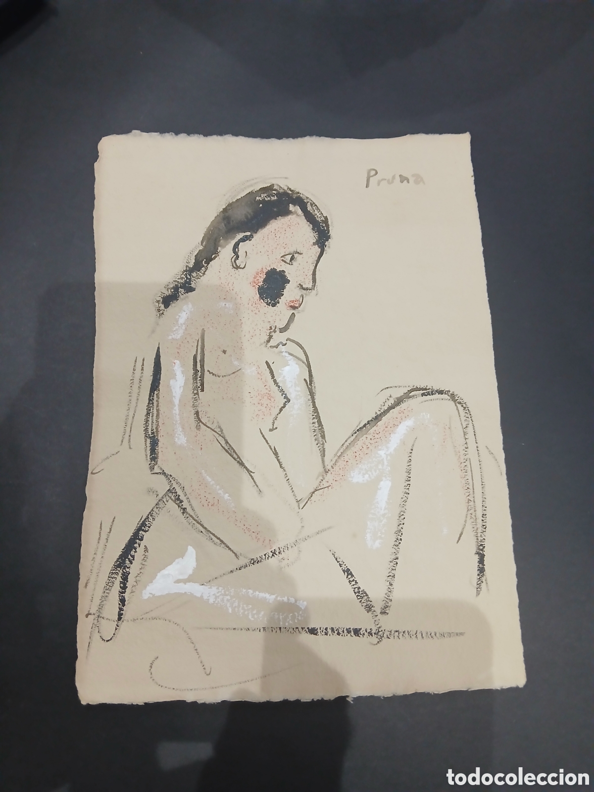 Arte: Dibujo firmado pruna