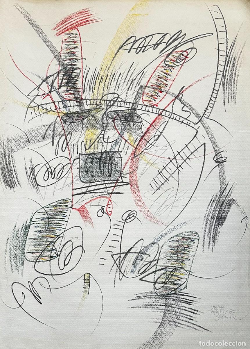 Arte: JAUME ANGL&Egrave;S - T&Eacute;CNICA MIXTA SOBRE PAPEL -