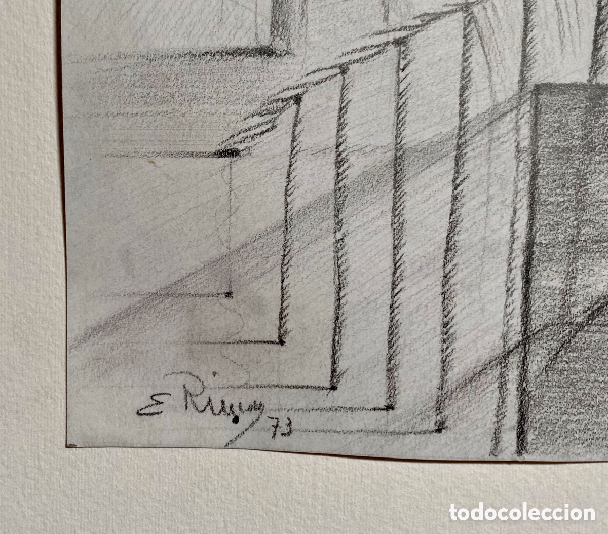 Arte: Dibujo original Eugenio Rinc&oacute;n 1973 - Foto 4
