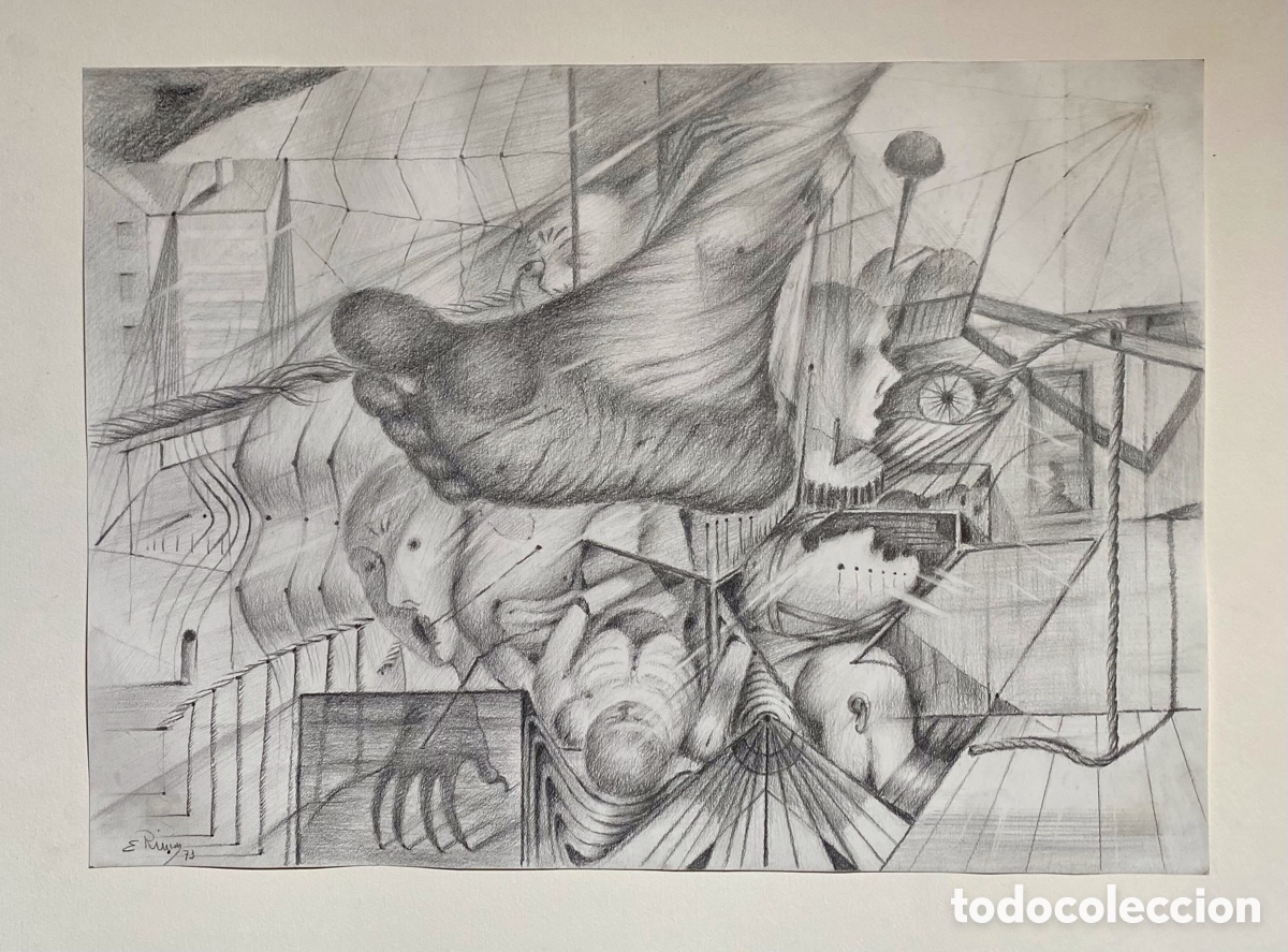 Arte: Dibujo original Eugenio Rinc&oacute;n 1973