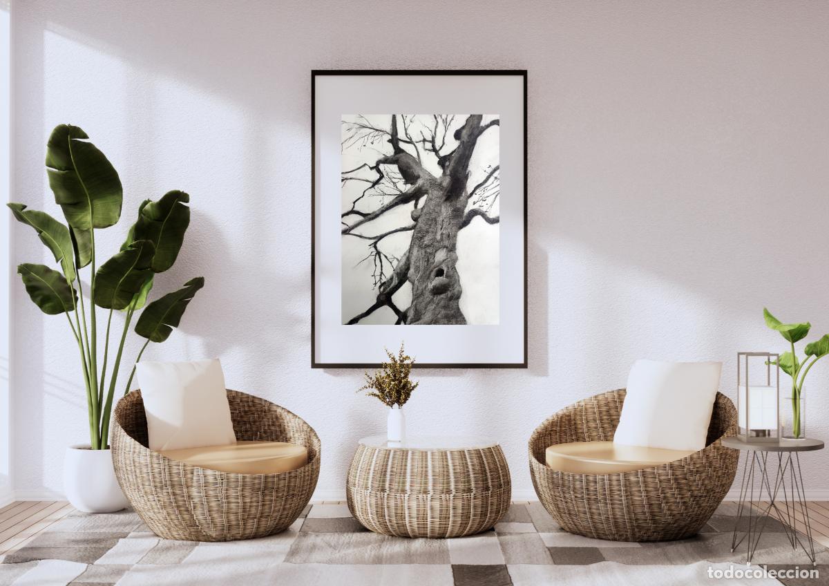 Arte: Dibujo original al carb&oacute;n