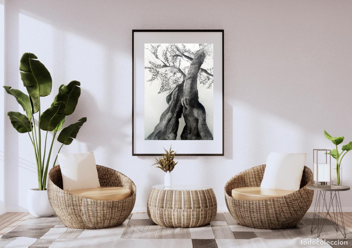 Arte: Dibujo original al carb&oacute;n - Foto 4